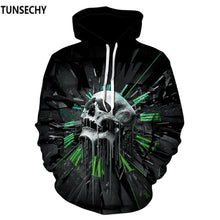 Load image into Gallery viewer, 2018 Hoodies Men Hoody Sweatshirts Melted Skull