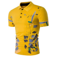 Load image into Gallery viewer, Laamei Men Polo Shirt Casual Short Sleeve Male Cotton Polo Shirt