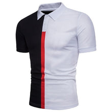 Load image into Gallery viewer, Laamei Men Polo Shirt Casual Short Sleeve Male Cotton Polo Shirt