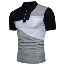 Load image into Gallery viewer, Laamei Men Polo Shirt Casual Short Sleeve Male Cotton Polo Shirt