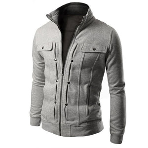 Sweatshirts Men Zipper Cardigan Hoodies