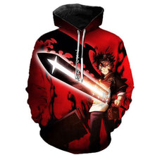 Load image into Gallery viewer, Anime Black Clover 3D Hoodies Teens Fashion Cartoon Hooded Sweatshirts S-5XL