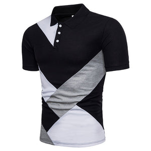 Laamei Men 2019 Summer Fashion Camisa Polo