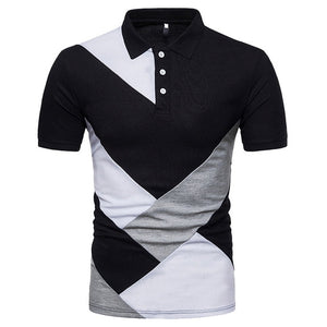 Laamei Men 2019 Summer Fashion Camisa Polo