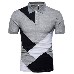 Laamei Men 2019 Summer Fashion Camisa Polo