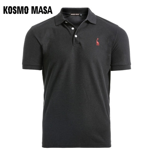 Polo Shirt Men Cotton Casual Mens Polo Shirts