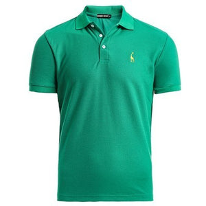 Polo Shirt Men Cotton Casual Mens Polo Shirts