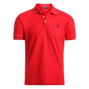 Polo Shirt Men Cotton Casual Mens Polo Shirts