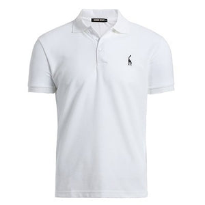 Polo Shirt Men Cotton Casual Mens Polo Shirts