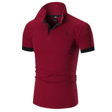 Load image into Gallery viewer, Fashion Summer Short Sleeve Solid Polo Shirt Men Cotton