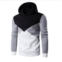 Load image into Gallery viewer, Men Patchwork Sweatshirts Long Sleeve Sportswear