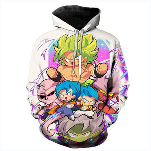 Dragon Ball Z Hoodies Boys Personality Print Hoodies  Hoodie