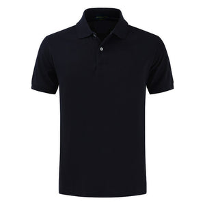 cotton simple polo shirt