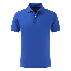 cotton simple polo shirt