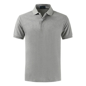 cotton simple polo shirt