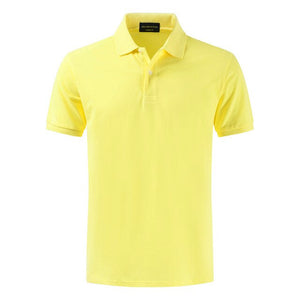 cotton simple polo shirt