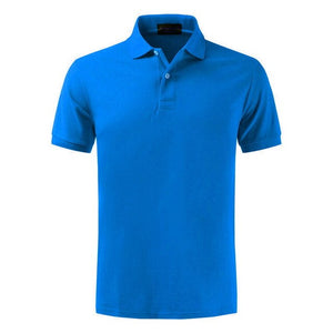 cotton simple polo shirt