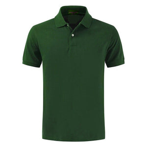 cotton simple polo shirt