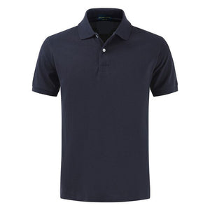 cotton simple polo shirt