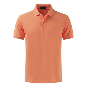 cotton simple polo shirt