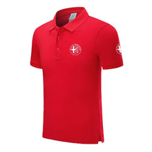 Load image into Gallery viewer, Design Brand Alfa Romeo Logo Custom Men and women Polo Shirts